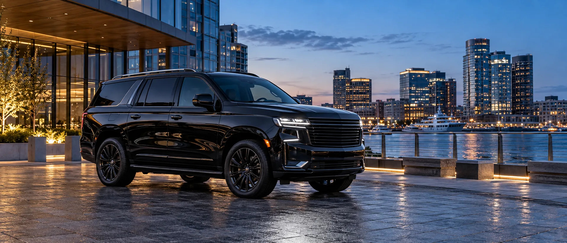 Black private car for boston travel